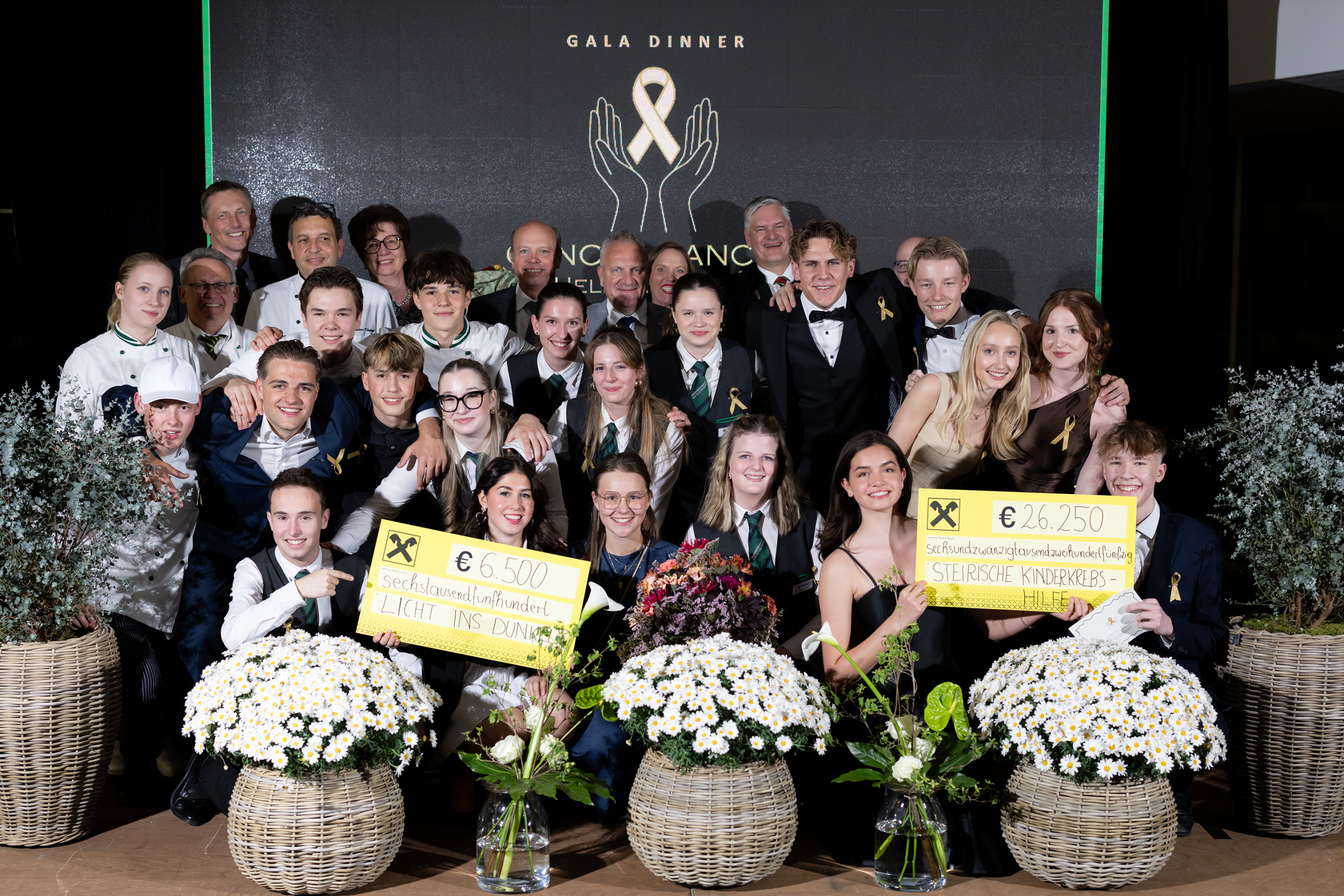Gala-Dinner der Tourismusschulen Bad Gleichenberg wurde zum großen Charity-Erfolg